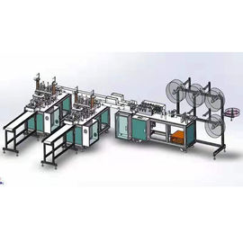 Máy làm mặt nạ không dệt phẳng 3 lớp tự động nhà cung cấp