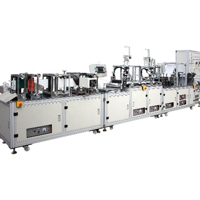 Earloop siêu âm hàn Semi Auto N95 Mask Making Machine 0